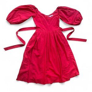 Kara Thoms Bellflower Dress in Poppy